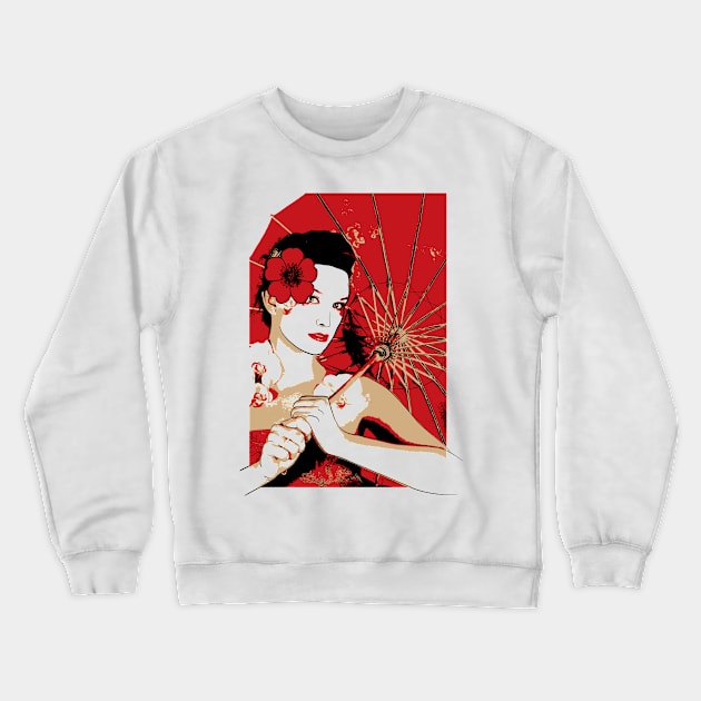 Spring Girl Crewneck Sweatshirt by Allbestshirts